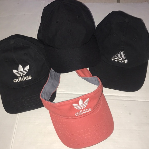 Lot Of 4 ADIDAS ORIGINALS HATS ADJUSTABLE - Picture 3 of 8